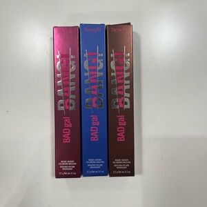Benefit BADgal BANG! Mascara Trio - Pink, Blue, Brown